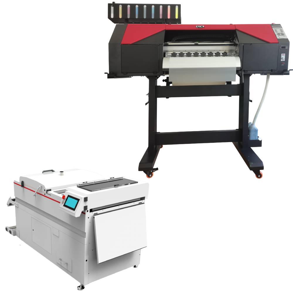 Brand-new 4 heads i3200 60cm A1 heat transfer dtf printer With Powder shaker dryer automatic Machine