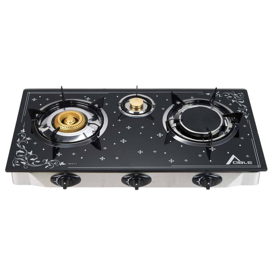 Glass ibabaw Table gas stove