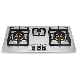 CE Certification Gas Stove Hob 3 burner with stainless steel Factories