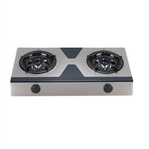 Stainless steel 2 burner table top AT-G214 kitchen appliance hot sale  LPG gas stove