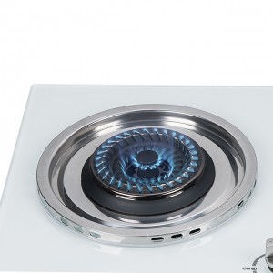 Tempered Glass 2 Burner Infrared Burner Cast Iron Burner Built-In Gas Hob Gas stove supplier