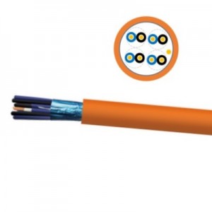 Stranded Annealed Plain Copper Wire Fire Resistant Overall-Screened 500V Control and Instrumentation Cable En50288-7