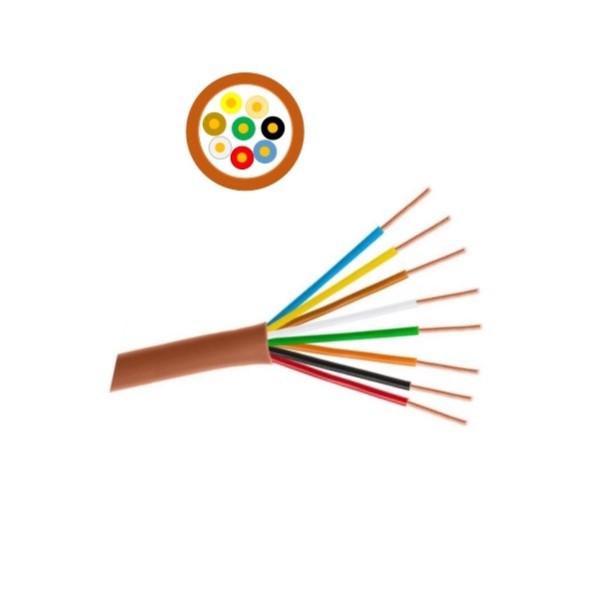 Thermostat Cable 18 AWG Annealed Solid Bare Copper Wire Multicore Instrumentation Cable for Low-Voltage Installations Manufacturer Factory Price