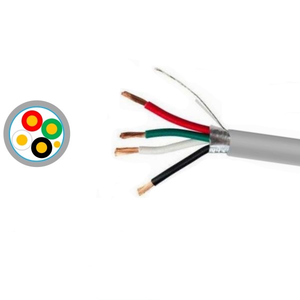 Flexible Multicore Bare Copper Conductor to IEC 60228 Class 2 /Class 1/ Class 5 Shielded Security Alarm Cable Electrical Wire