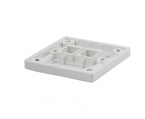 Us Type Dual Outlet 120*80mm Faceplate/Wall Plate Keystone Type Connect Cat. 3/Cat5e/CAT6/Cat. 6A Cable