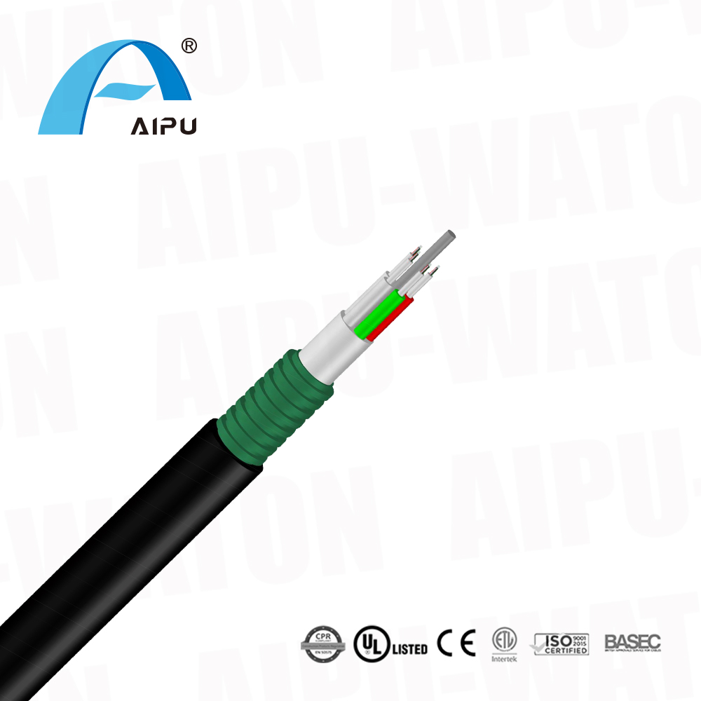 Stranded loose tube direct buried or aerial optical Cable