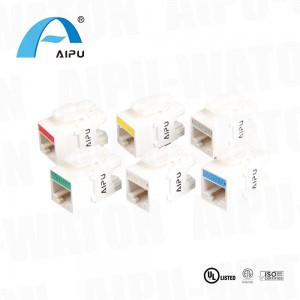 high quality factory price UTP RJ45 modular for network connecting keystone jack adapter