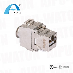 Shanghai Factory Competitive quotation CAT6 Shield RJ45 250MHz Keystone Jack Toolless Connector