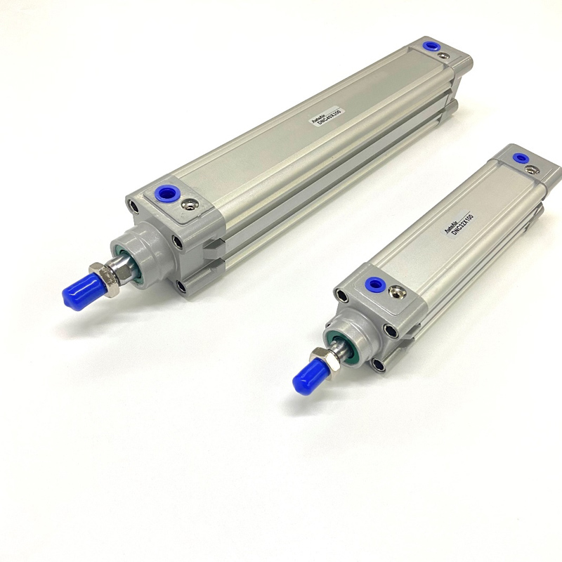 Pneumatic cylinder action principle, slow running and maintenance