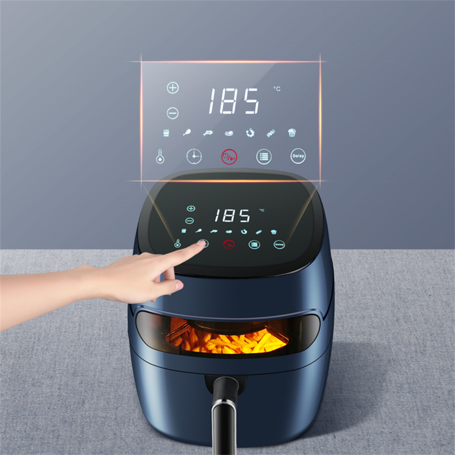 5.5L kitchenware for homes Multifunctional Touch Screen Air Deep Fryer Without Oil LCD Electric Air Fryer
