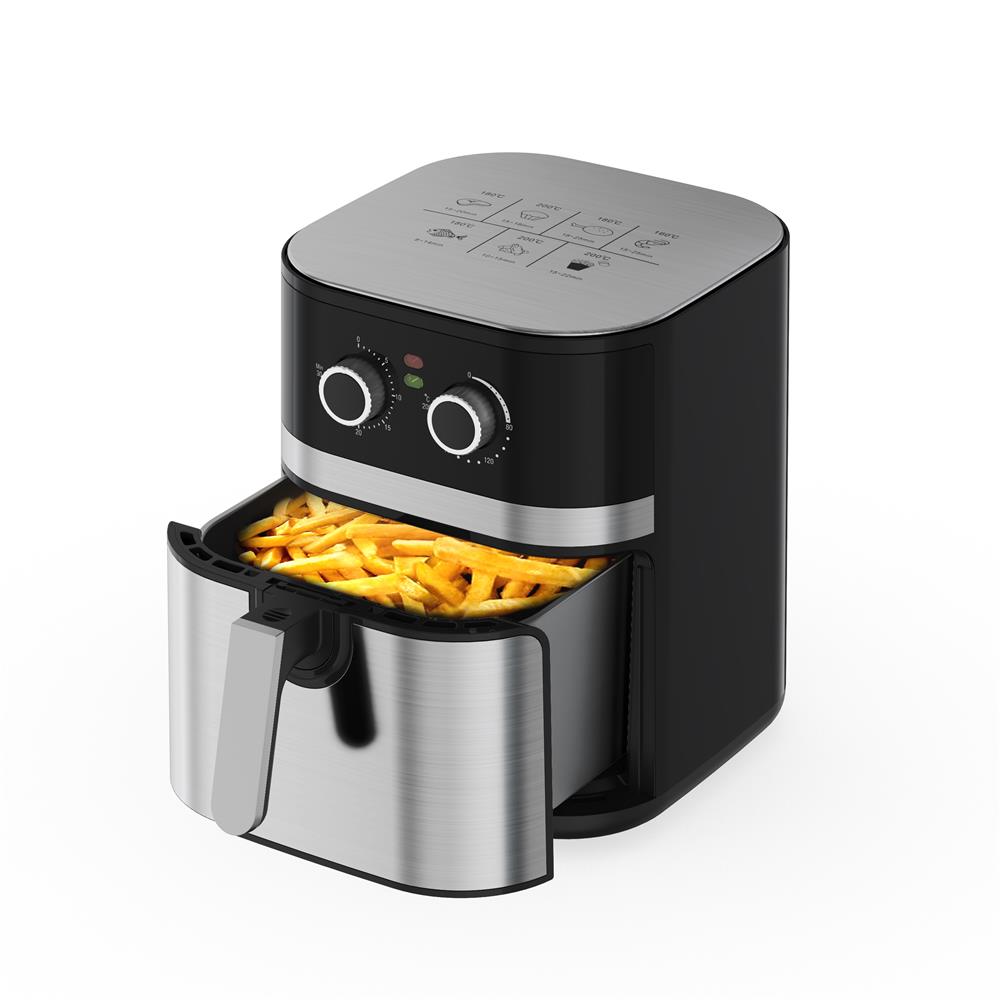 MECHANICAL AIR FRYER 8L WITH STAINLESS STEEL HOUSING