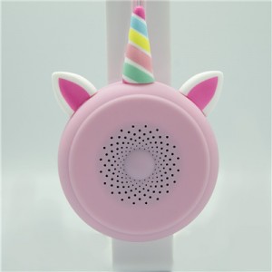 Magical Sound Waves: Unicorn Waterproof Bluetooth Speaker with Suction Cup