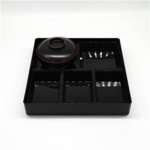Elegant Wood Grain Business Set with Multiple Compartments