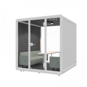 Soundproof Meeting Booth for 4 – 6 People Modular Meeting Room