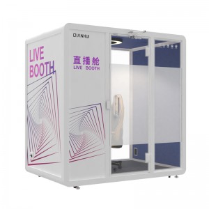 Soundproof Live-Streaming Booth Aiserr Space Professional Booth to Go Live Online