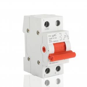 OEM Customized Surge Diverter And Surge Arrester - 1P 63A Hand Transfer Changeover Switch – Aiso