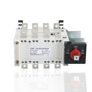 Discount Price Auto Circuit Recloser Breaker - 160A 4P Manual Changeover Load Isolation Switch – Aiso