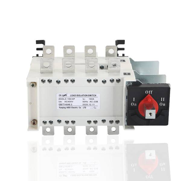 160A 4P Manual Changeover Load Isolation Switch