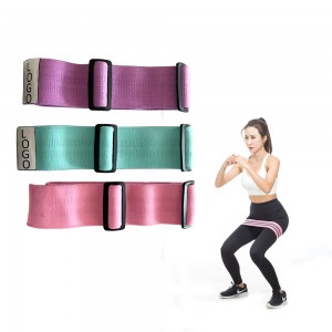 Factory Price Exercise Workout Resistance Band - Adjustable resistance band – qiangjing