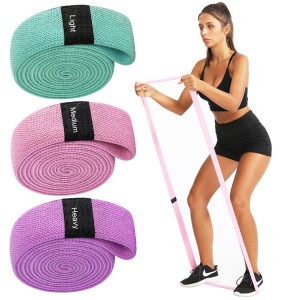 Competitive Price for Fabric Resistance Bands For Fitness - Long resistance bands set – qiangjing