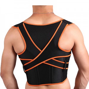 Good User Reputation for Adjustable Back Support - Cross traction posture corrector – qiangjing