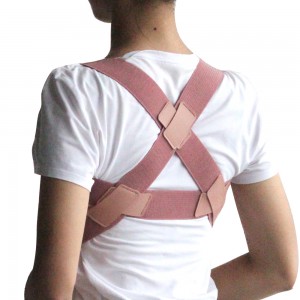 Top Suppliers Adjustable Shoulder Back Posture Corrector Brace - Women back support belt – qiangjing