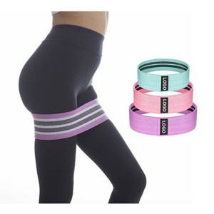 Fitness squat elastic circle booty band hip resistance band