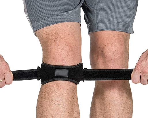 High reputation Neoprene Knee Guard - Single strap patella belt – qiangjing