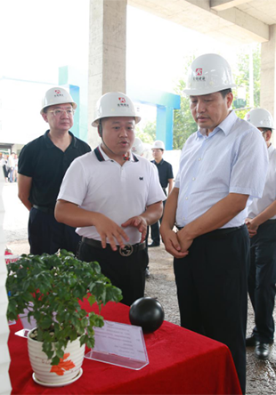 municipal party secretary investigated and supervised the construction of Jiangxi Aite project