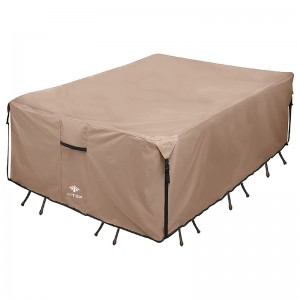 600D Canvas Waterproof Outdoor General Furniture Patio Table Cover