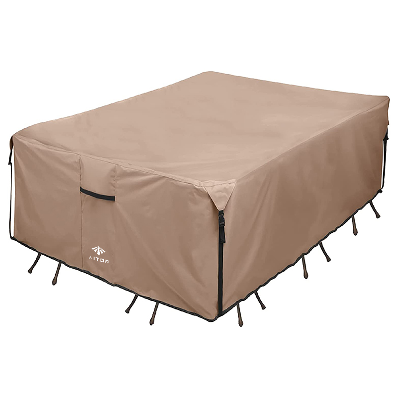 600D Canvas Patio Table Cover1