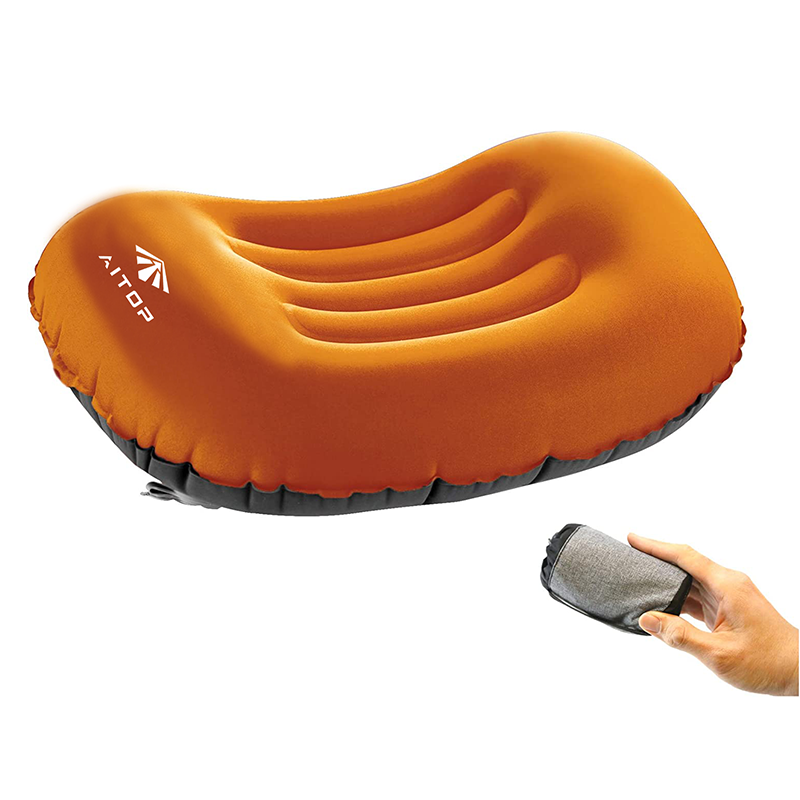 Portable Travel lunch break waist pillow inflatable Ultralight Camping pillow
