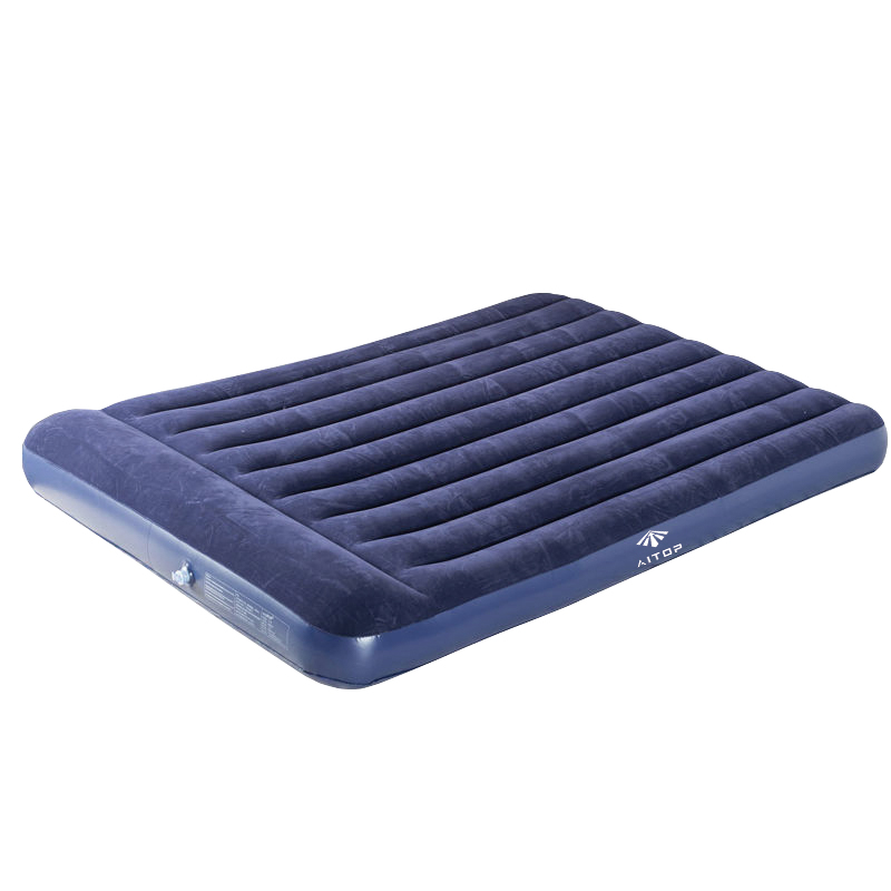 Inflatable bed double household folding air mattress portable thickening outdoor