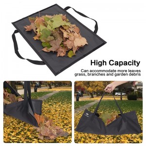 Black Multi-functional Large Capacity Outdoor Leaf Bag for Garden