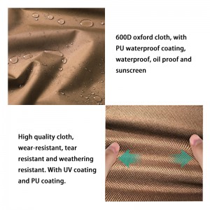 600D Fireproof Waterproof Rainproof Sunscreen Outdoor Log Rack Covers