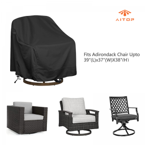 Outdoor Swivel Chair Cover, UV Resistant Waterproof Furniture Covers