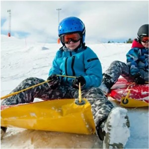 Cold resistant cheap PVC snow slider/Ski mat