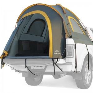 210D поліэстэр Оксфардскі воданепранікальны двухслаёвы грузавік Палатка-ложак Палатка-пікап