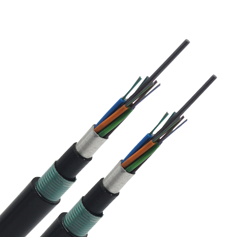 GYTA53 GYTS53 Cable de fibra óptica para exteriores monomodo Chaqueta de PE doble