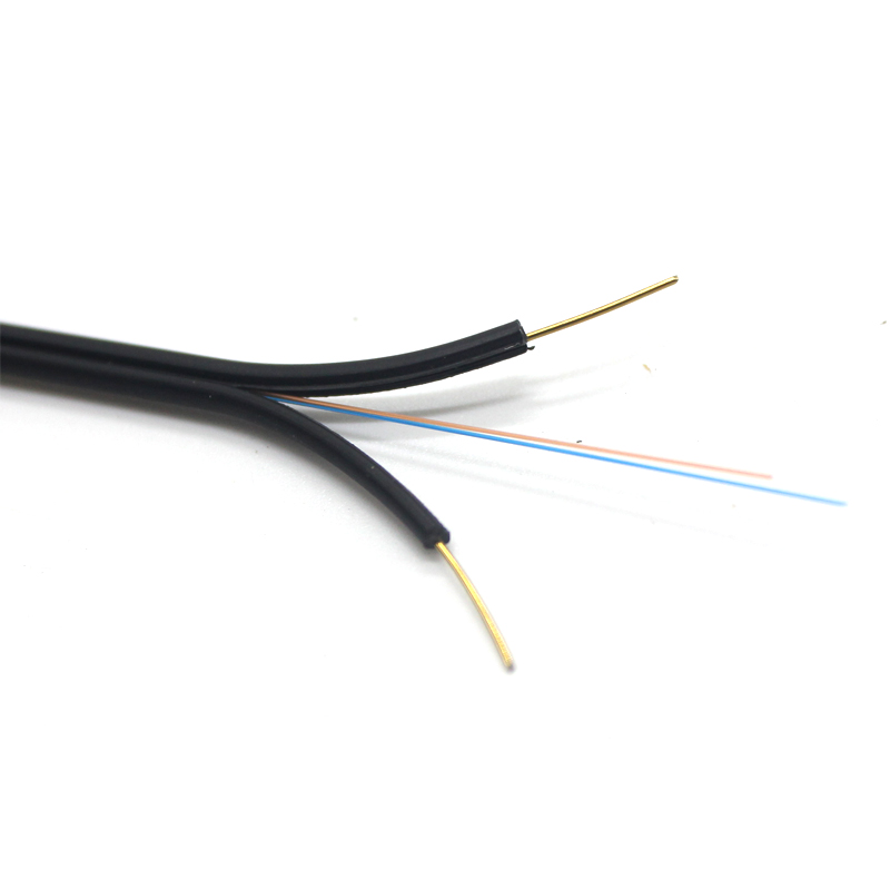 Cable de descenso de fibra para interiores GJXFH G657A LSZH FTTH 1 2 4 Cable de fribra óptica de 6 núcleos