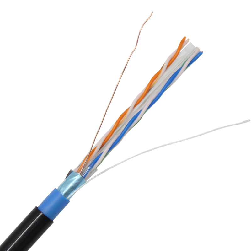 Chaqueta doble Pe Pvc Chaqueta Cat6 Cable externo 305m Metro 1000ft 4Pairs  Ftp 23awg Fabricantes y proveedores| AIXTON