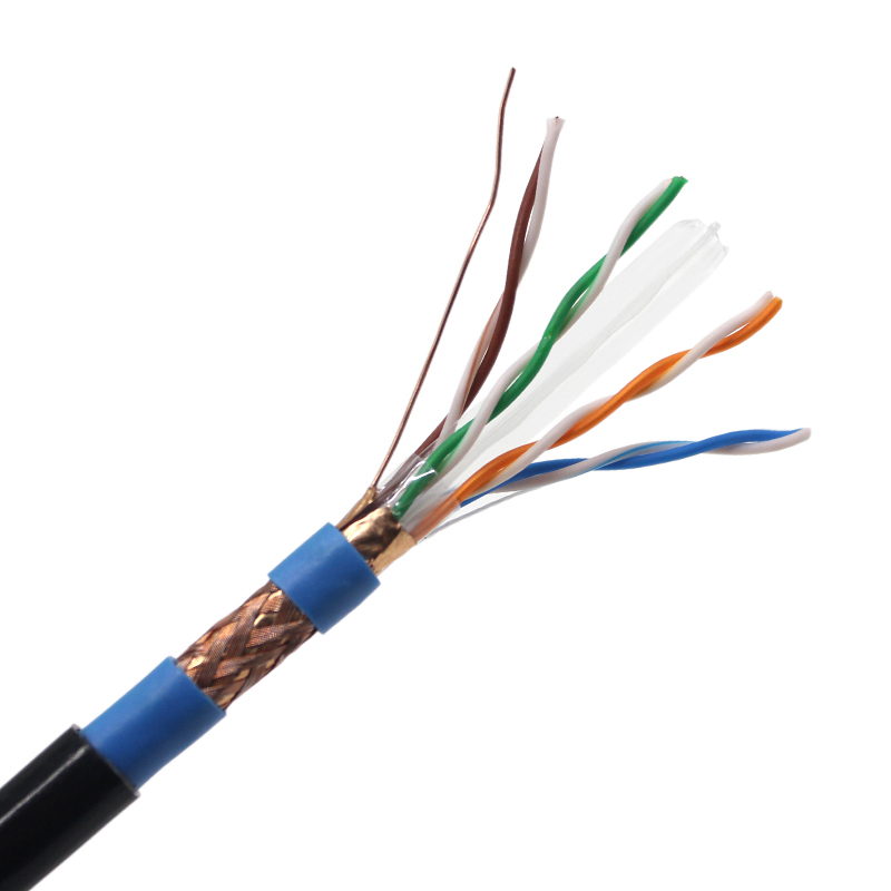 0.57mm cobre puro 1000ft CAT6 cable Ethernet PVC PE cubierta doble