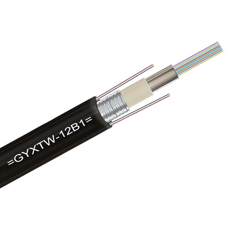 2 4 fibra óptica blindada G652D GYXTW del cable de fribra óptica monomodo de 2 4 6 núcleos Featured Image