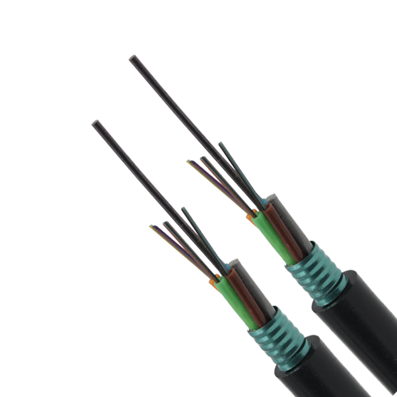 Cable subterráneo de fibra óptica de 24 núcleos Cable blindado de fibra óptica GYTS G652D