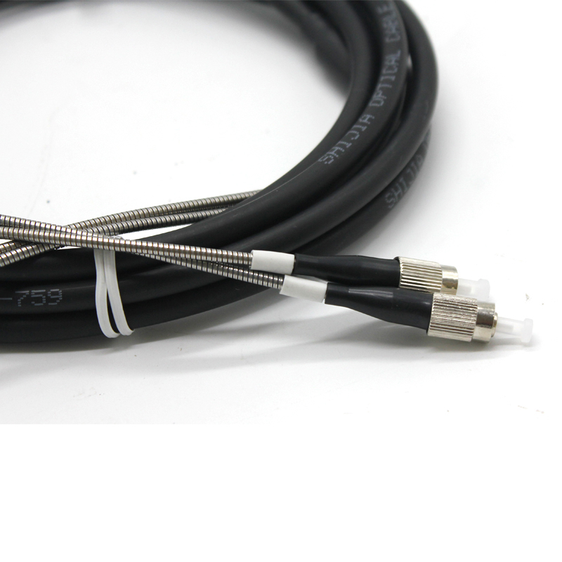GYFJH 7.0mm 2 núcleos Cable de conexión para exteriores Estación base Ensamblaje de cable de fibra óptica DLC-DLC FTTA