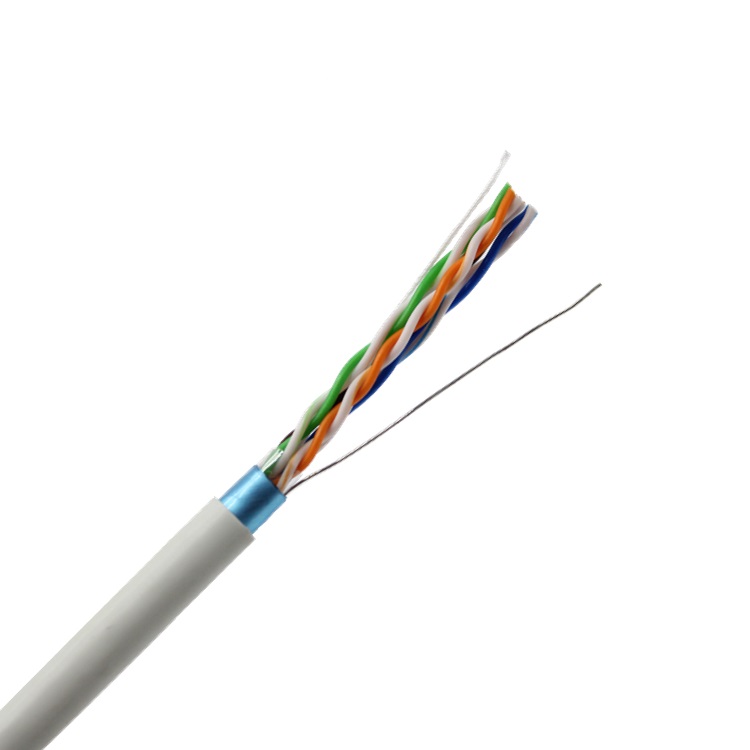 4pr 24awg CAT5E Cable Ethernet PVC 0.5mm 1000ft Red Ethernet Cable