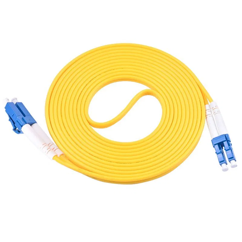 Cable de remiendo de 2 núcleos Lc Upc 3m Simplex 2.0mm 3.0mm FTTH Puente óptico