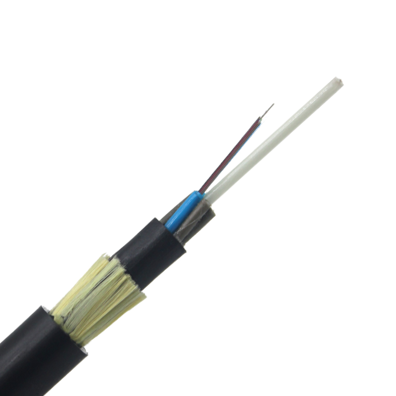 Cable de Fibra Óptica Monomodo ADSS de 12 24 48 Hilos