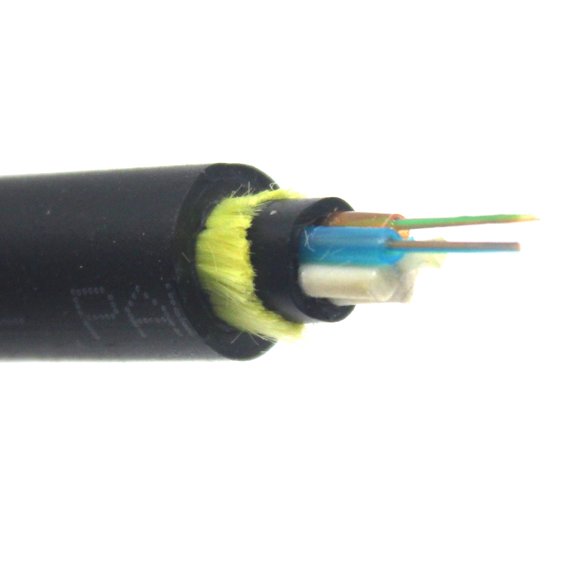 Cables de fibra óptica para exteriores Cable de fibra óptica ADSS aéreo monomodo de 12 fibras G652D