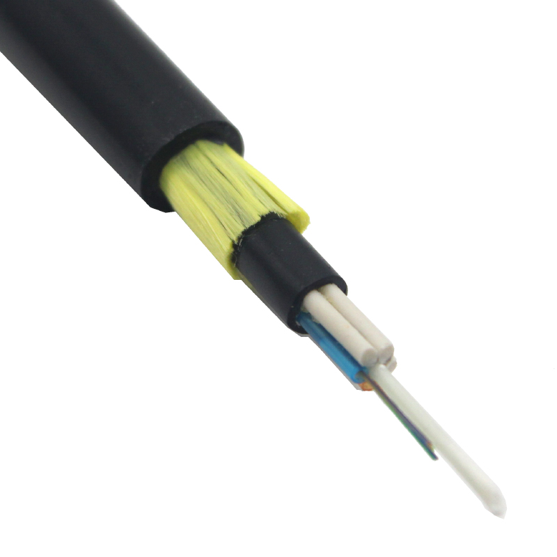 Cable de fibra óptica ADSS al aire libre Cable de tubo suelto de filamento de 24 núcleos